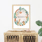 Pip+Phee Jungle Horizon Personalised Name Art Print