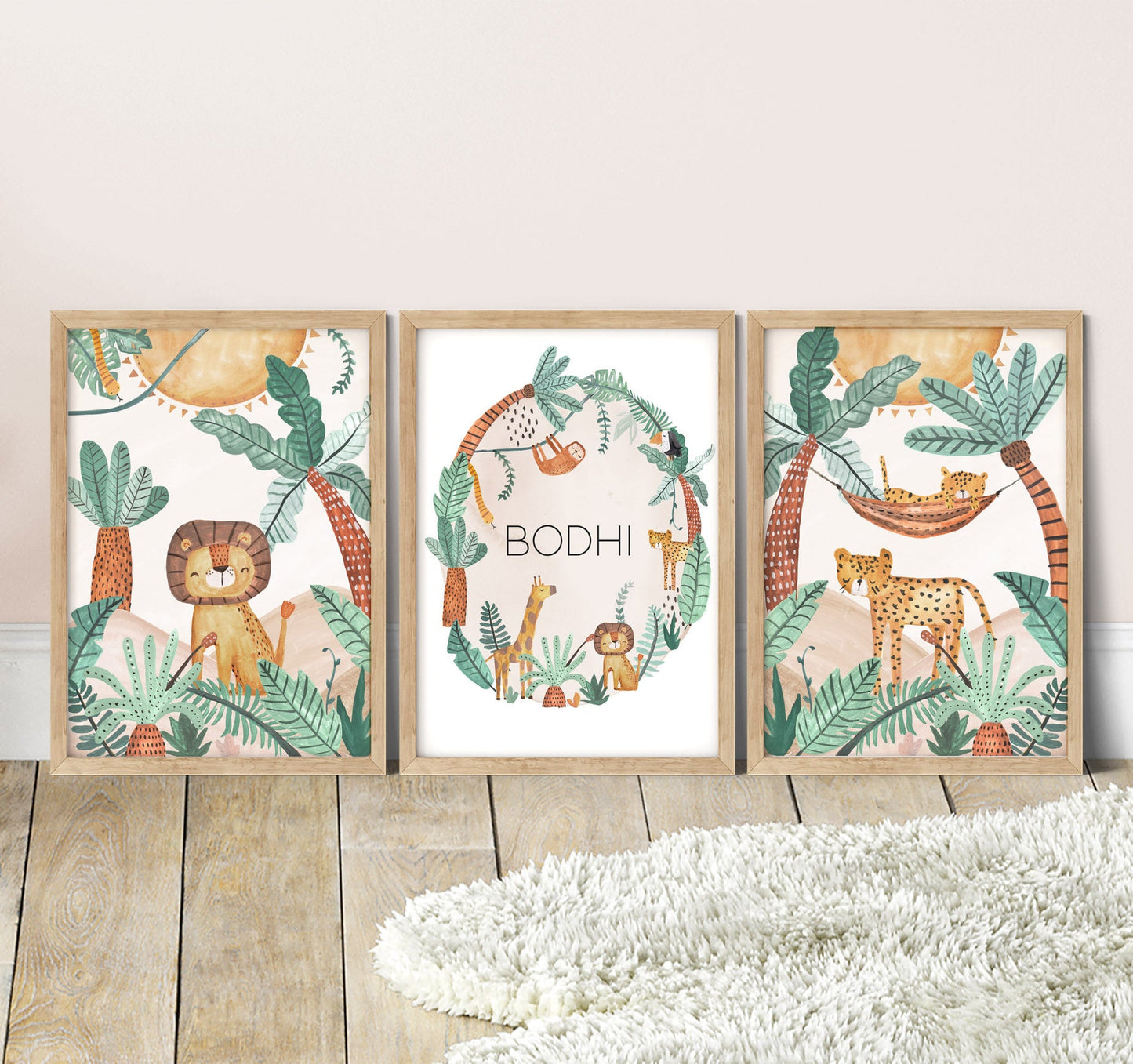 Pip+Phee Jungle Horizon Lion Art Print