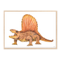 Pip+Phee Jurassic Dimetradon Art Print