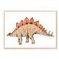 Pip+Phee Jurassic Stegosaurus Art Print