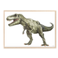 Pip+Phee Jurassic Trex Art Print