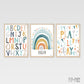 Pip+Phee Play All Day Art Print - Teal Rust