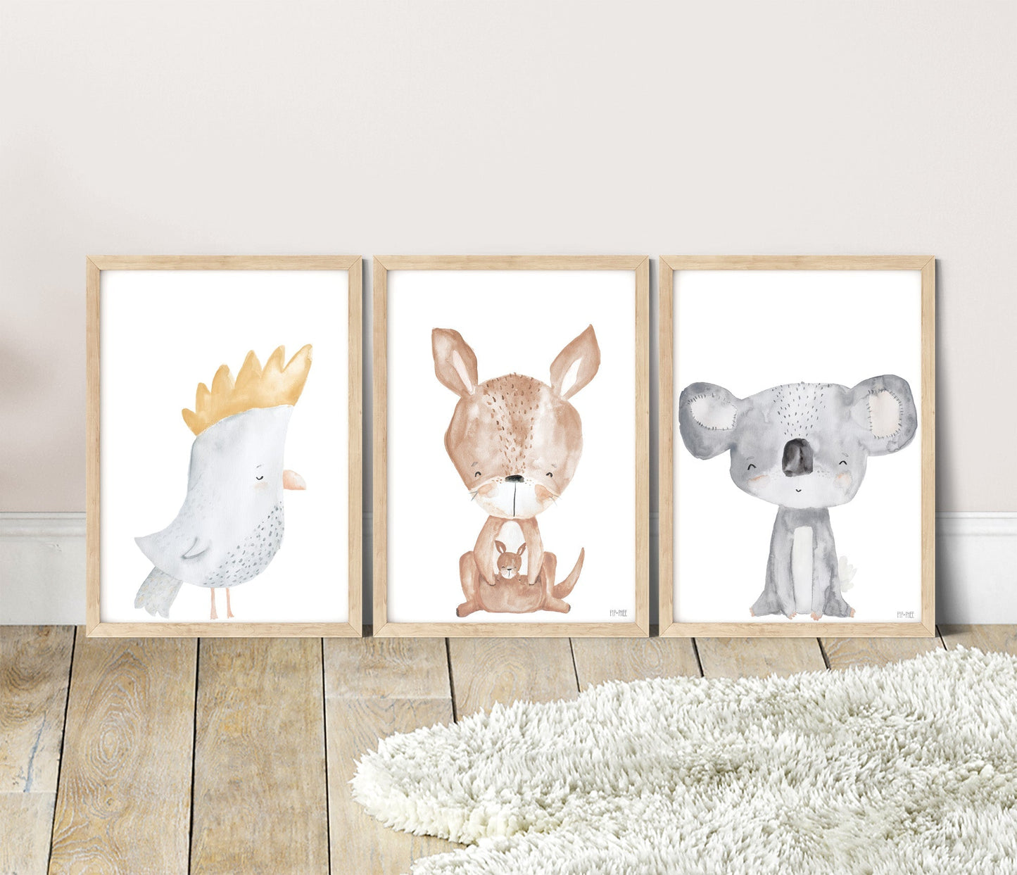 Pip+Phee Australian Animals Cockatoo Art Print