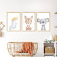Pip+Phee Australian Animals Kangaroo Art Print