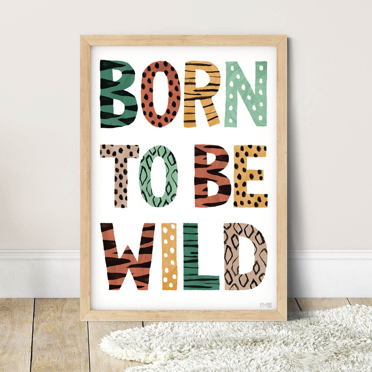 Pip+Phee Born to be Wild Art Print