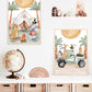 Pip+Phee Safari Camp Jungle Adventures Art Print - Portrait