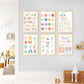Pip+Phee Clever Cookie Shapes Art Print - Bright