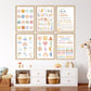 Pip+Phee Clever Cookie Shapes Art Print - Dusty Pastel