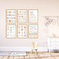 Pip+Phee Clever Cookie Alphabet Art Print - Dusty Pastel