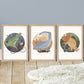 Pip+Phee Dino Riders Trex Art Print