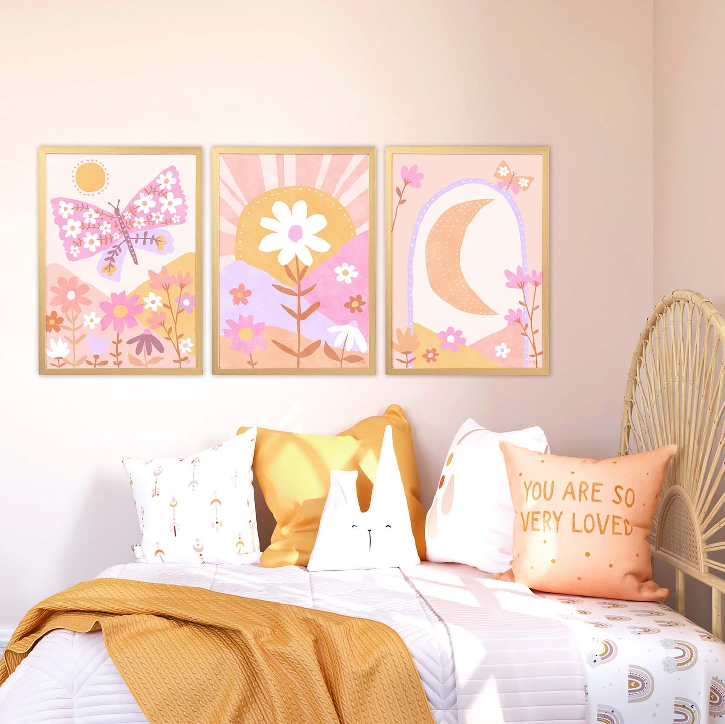 Pip+Phee Daisy Fields Art Print - Bright