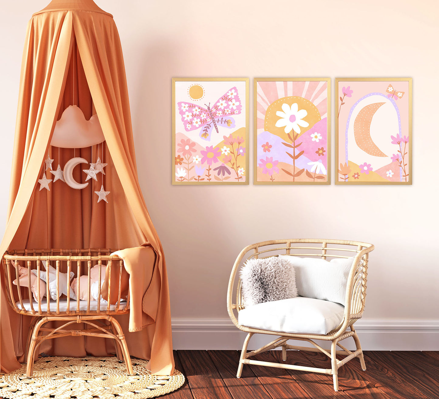 Pip+Phee Daisy Fields Art Print - Bright