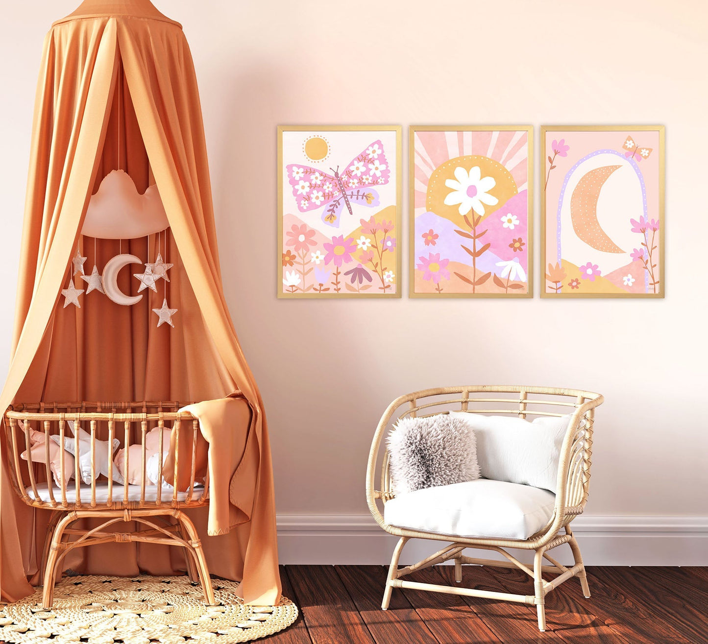 Pip+Phee Daisy Moon Art Print - Bright