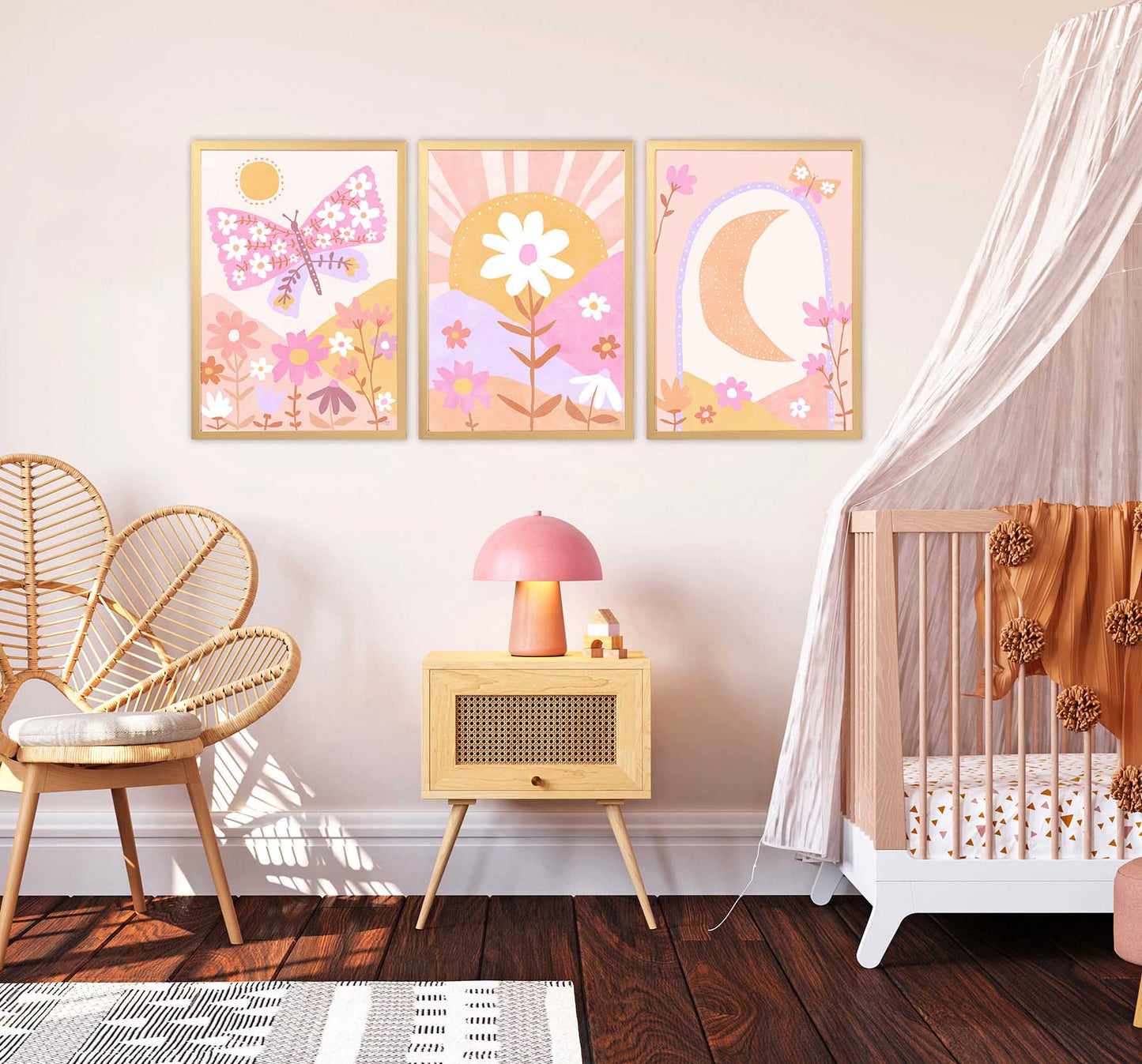 Pip+Phee Daisy Fields Art Print - Bright