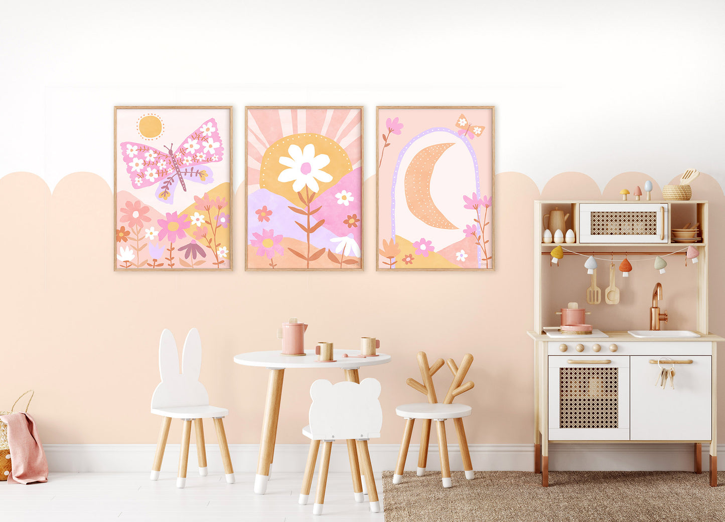 Pip+Phee Daisy Fields Art Print - Bright