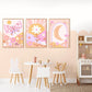 Pip+Phee Daisy Moon Art Print - Bright
