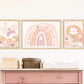Pip+Phee Daisy Butterfly Art Print - Dusty Peach