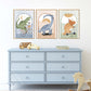 Pip+Phee Dino Riders Trex Arch Art Print