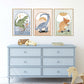 Pip+Phee Dino Riders Brontosaurus Arch Art Print
