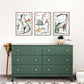 Pip+Phee Dinosaur Mixed Watercolour Art Print