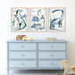 Pip+Phee Dinosaur Mixed Watercolour Art Print