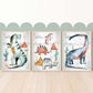 Pip+Phee Dinosaur Trex Watercolour Art Print