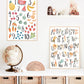 Pip+Phee Watercolour Picture Alphabet Art Print