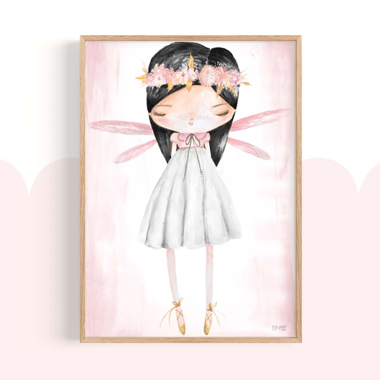 Pip+Phee Fairy Art Print - Different Hair colours