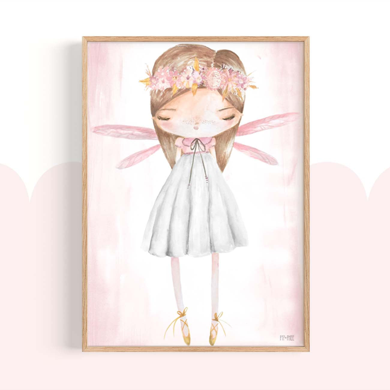 Pip+Phee Fairy Art Print - Different Hair colours