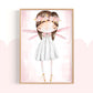 Pip+Phee Fairy Art Print - Different Hair colours