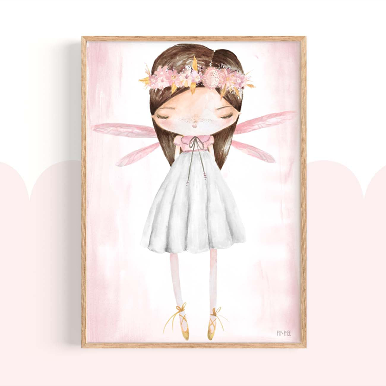 Pip+Phee Fairy Art Print - Different Hair colours