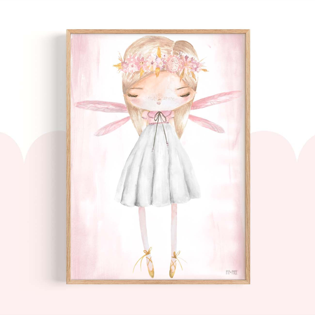 Pip+Phee Fairy Art Print - Different Hair colours