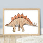 Pip+Phee Jurassic Stegosaurus Art Print