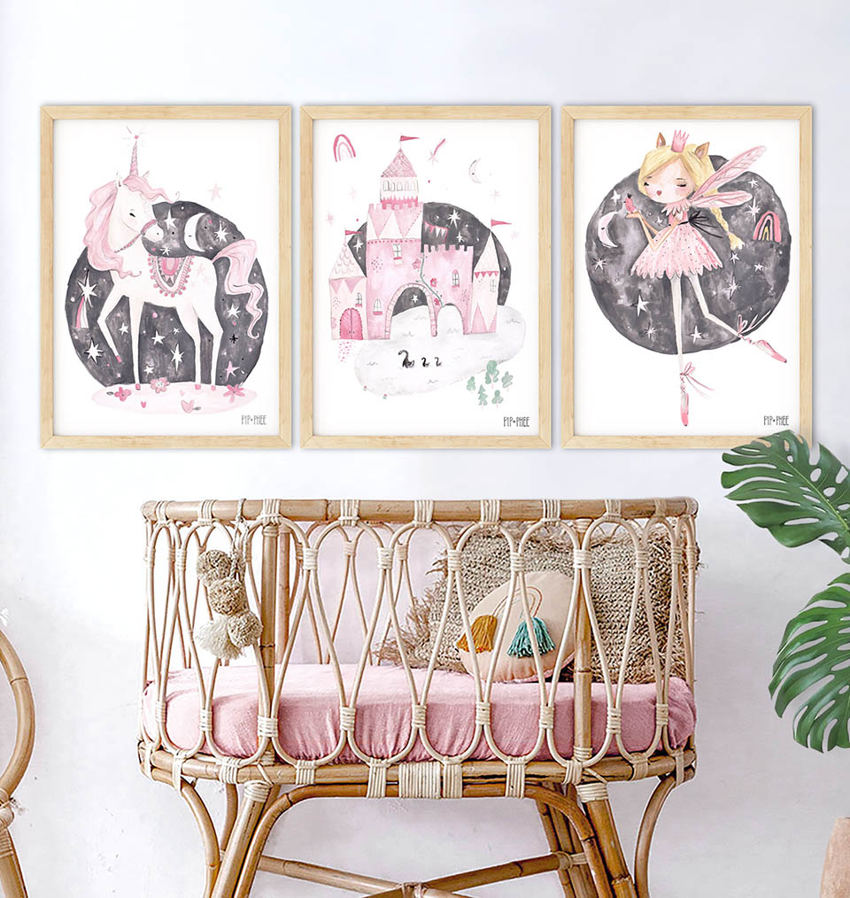 Pip+Phee Luna Pixie Art Print