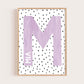 Pip+Phee Personalised Spot Name Art Print - Different colours to choose from