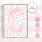Pip+Phee Personalised Spot Name Art Print - Different colours to choose from
