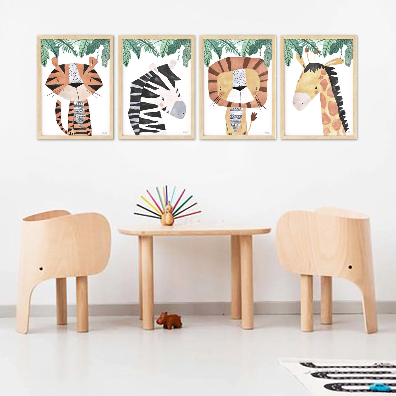 Pip+Phee Safari Four Jungle Tiger Art Print