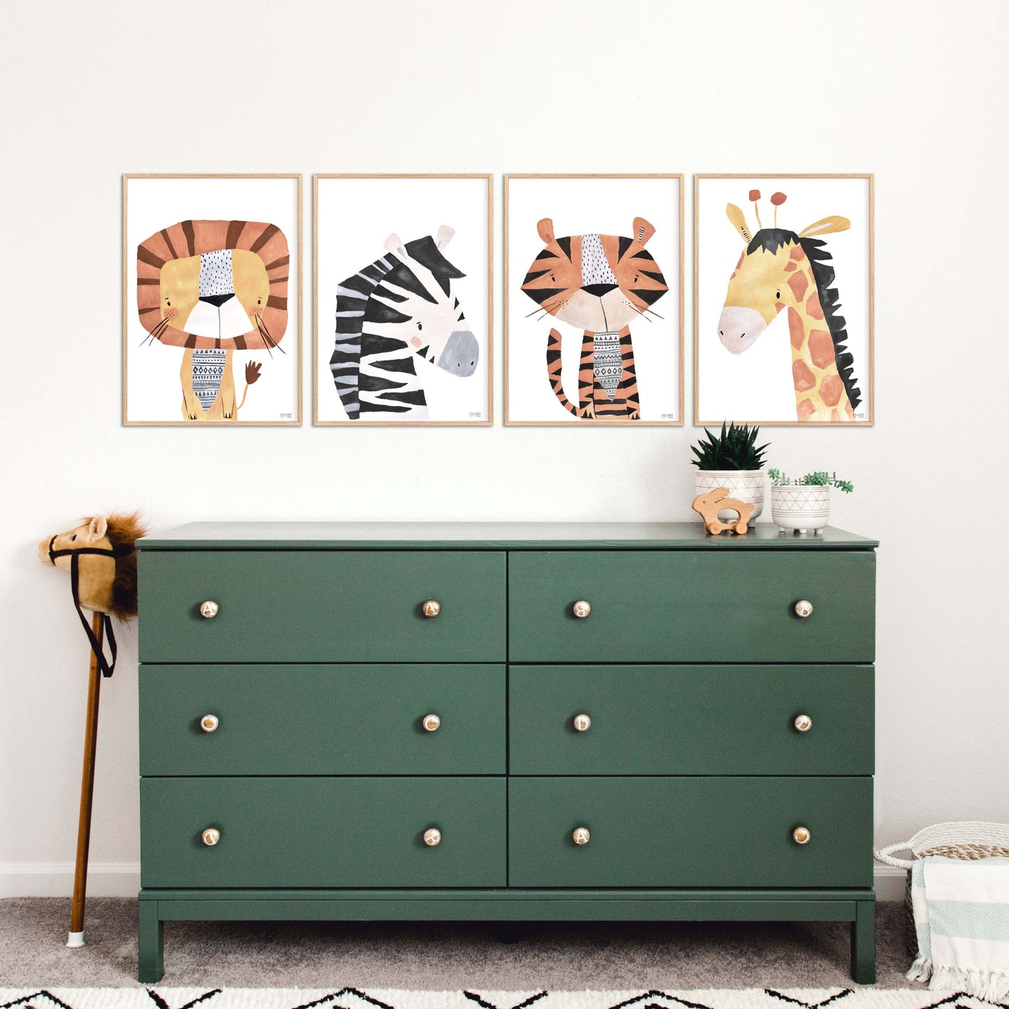 Pip+Phee Safari Four Jungle Tiger Art Print