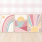 Pip+Phee Sunny Days Rainbow Art Print - Dusty Pink