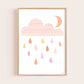 Pip+Phee Spring Rain Art Print - Pastels