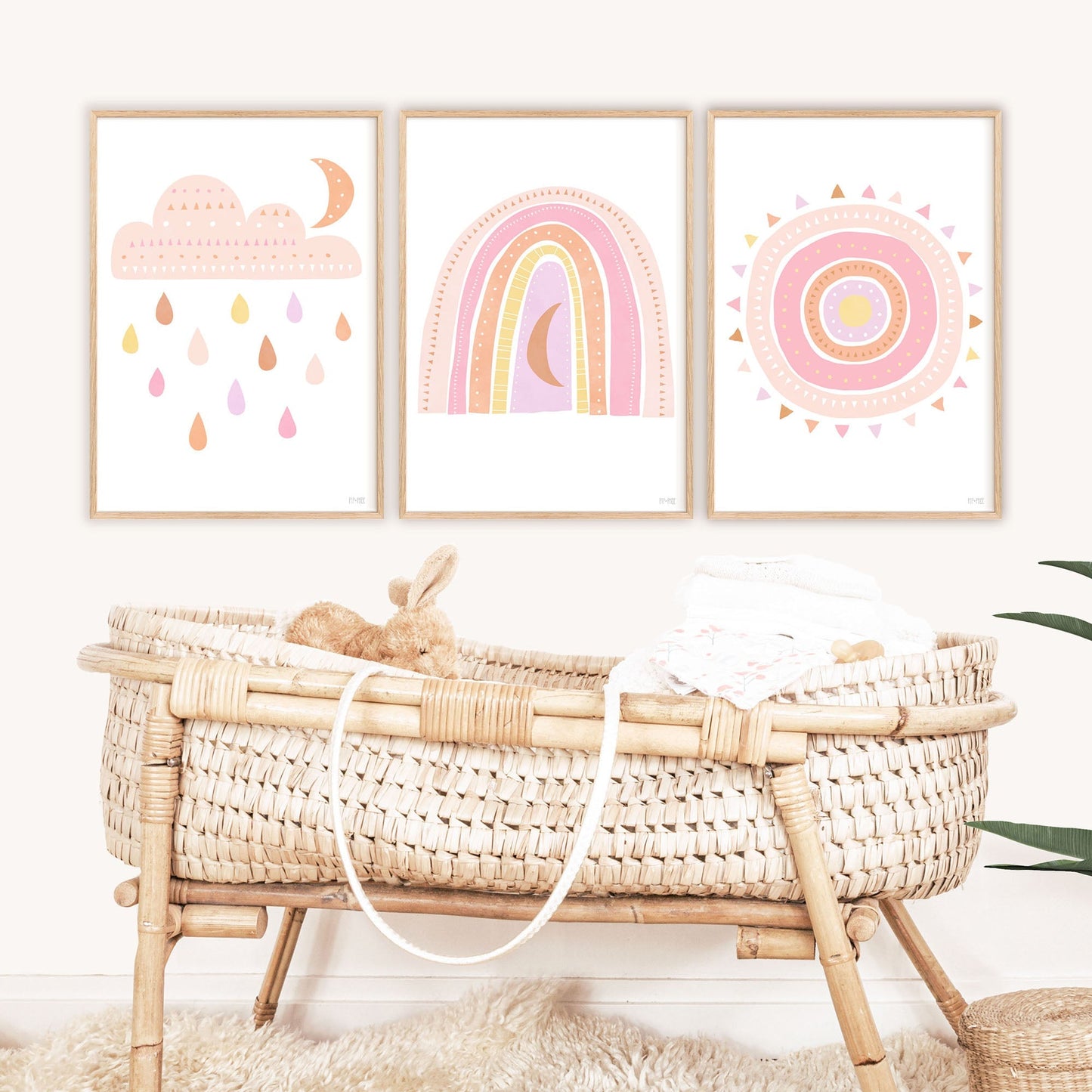 Pip+Phee Spring Sun Art Print - Pastels