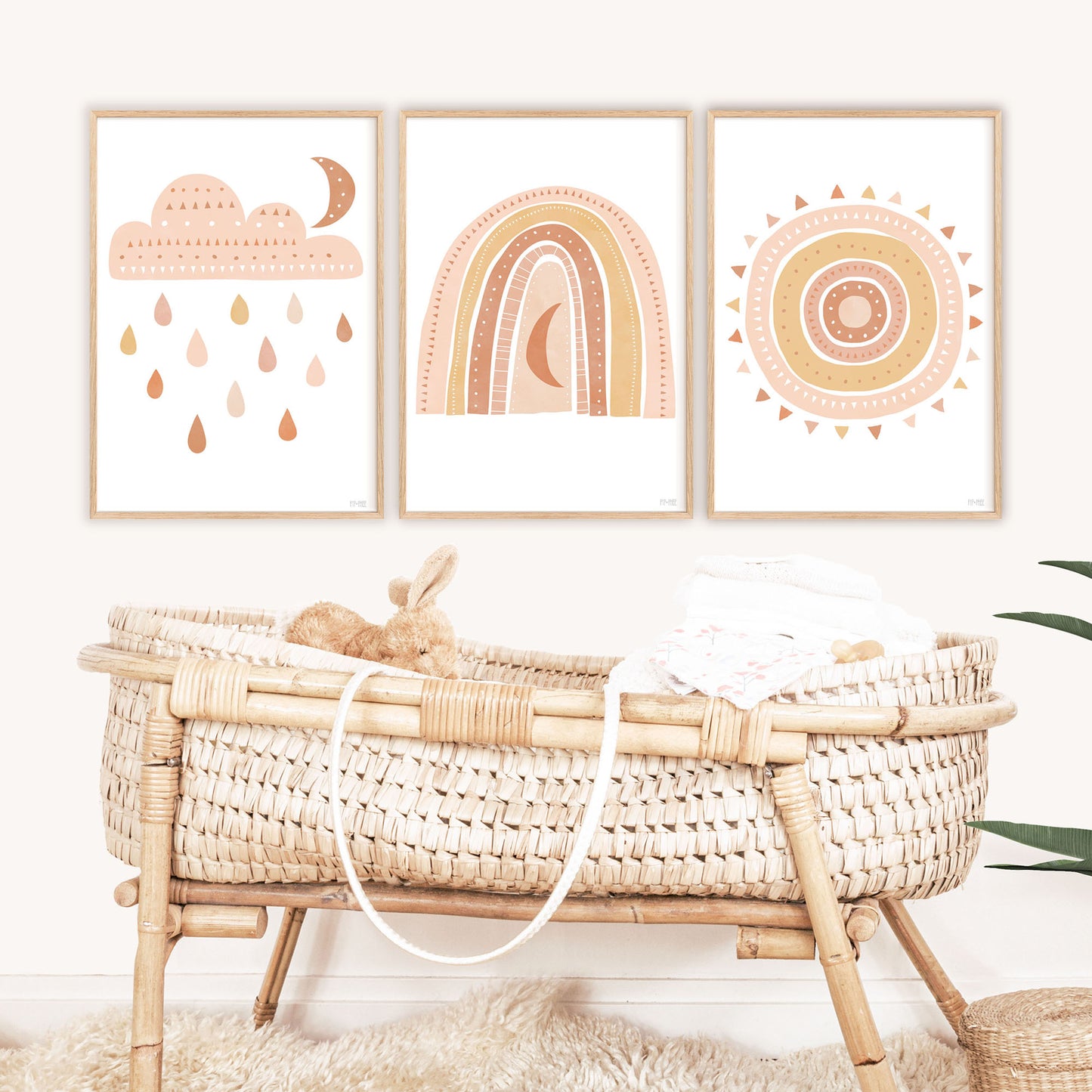 Pip+Phee Spring Sun Art Print - Sand
