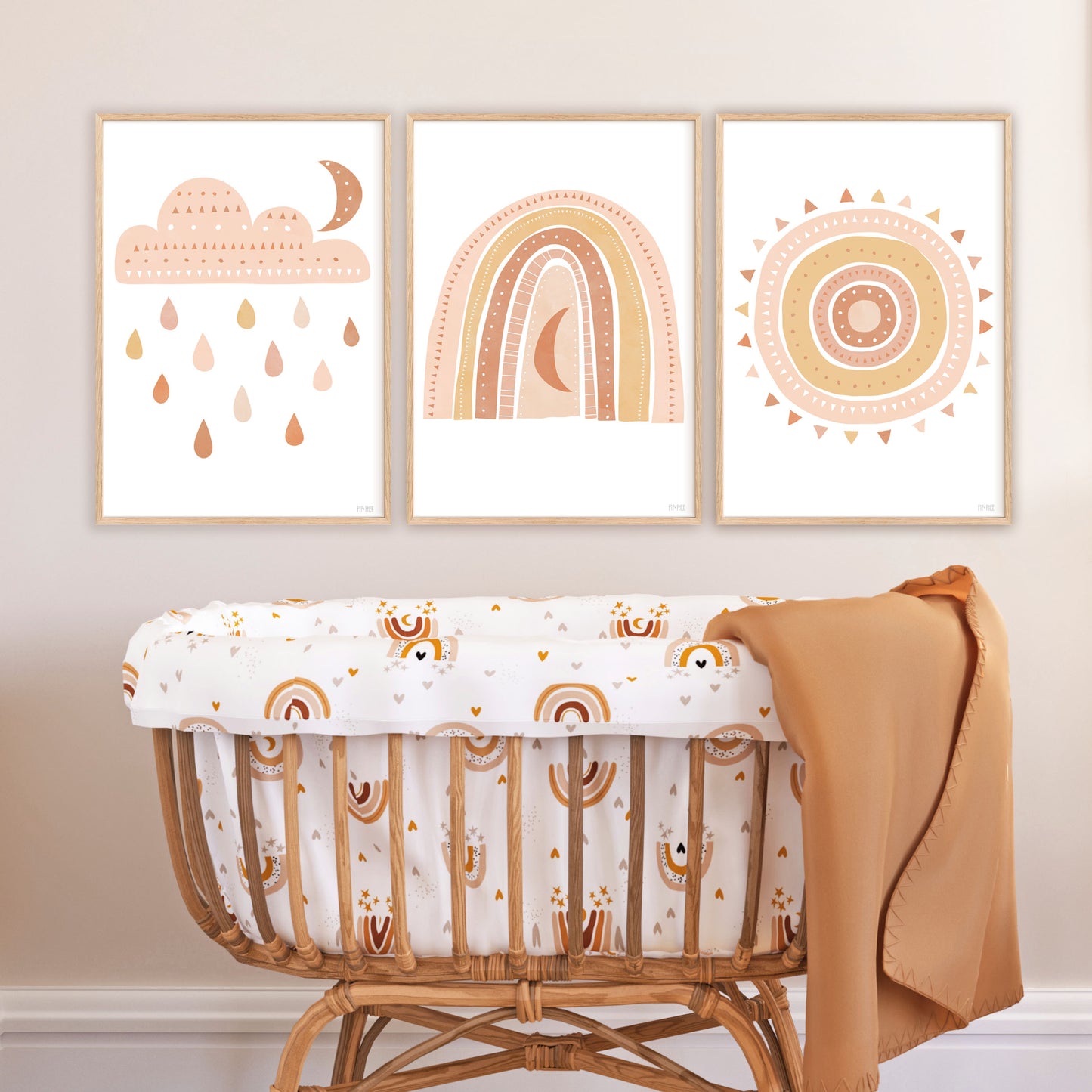 Pip+Phee Spring Sun Art Print - Sand