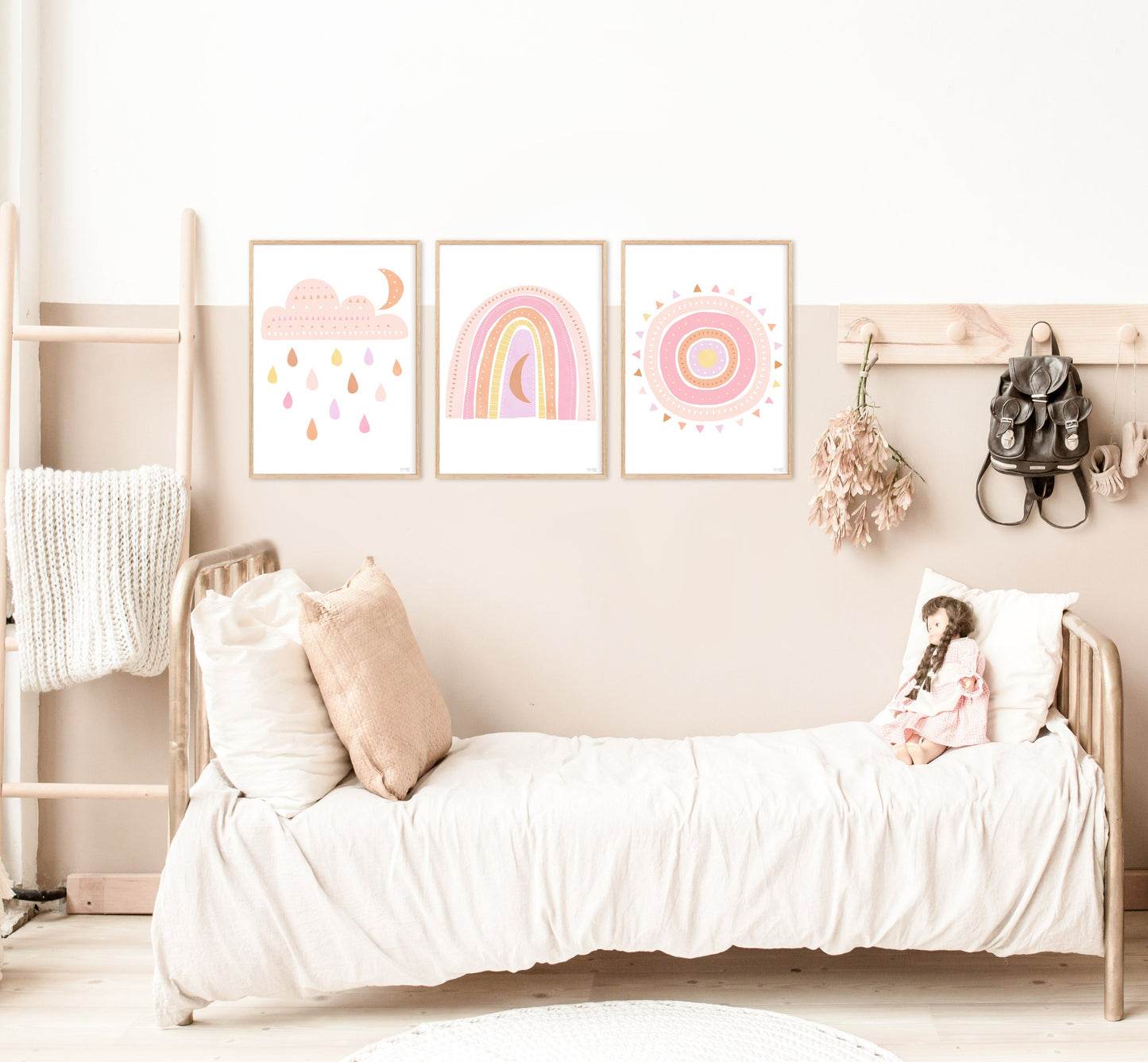 Pip+Phee Spring Sun Art Print - Pastels