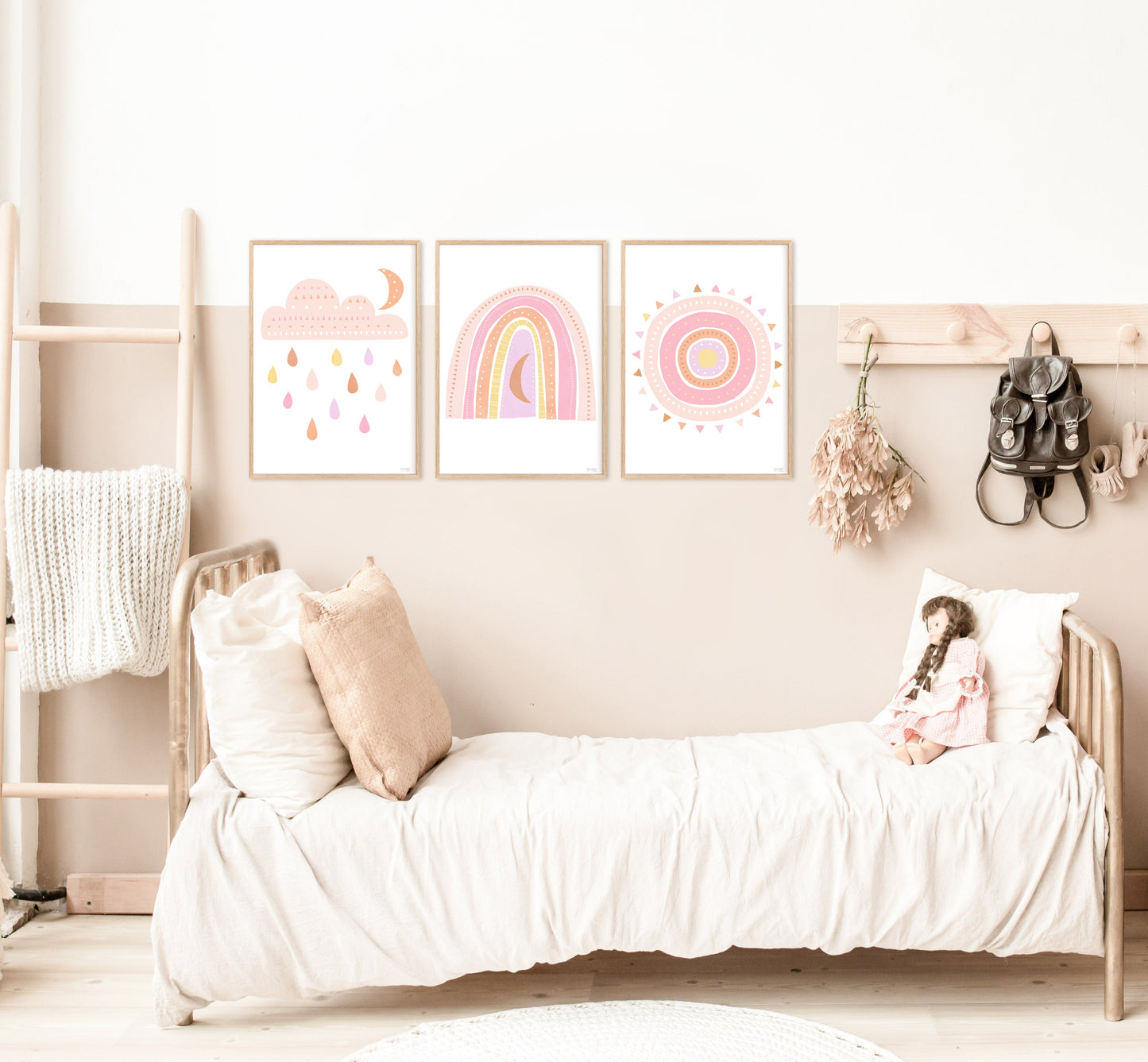 Pip+Phee Spring Rain Art Print - Pastels