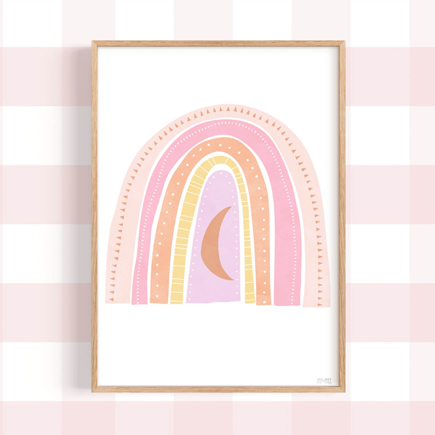 Pip+Phee Spring Rainbow Art Print - Pastels