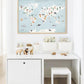 Pip+Phee Planet Earth Art Print - Aqua