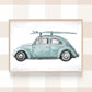 Pip+Phee Beetle Car Art Print - more colours available