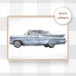 Pip+Phee Chevy Hotrod Car Art Print - more colours available