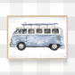 Pip+Phee Kombi Van Art Print - more colours available